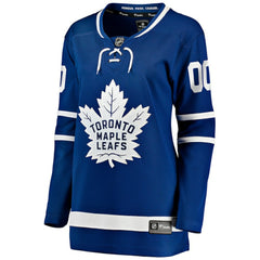 Toronto Maple Leafs Fanatics Women's Home Breakaway Custom Jersey - Blue Jerseys