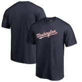 Washington Nationals Team Wordmark T-Shirt Navy