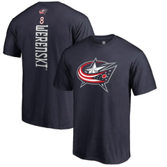 Zach Werenski Columbus Blue Jackets Backer T-Shirt - Navy T-shirts