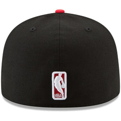 Portland Trail Blazers Team Color 2-Tone 59FIFTY Fitted Hat - Black/Red sale