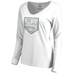 Los Angeles Kings Women's White Out Long Sleeve T-Shirt - White T-shirts