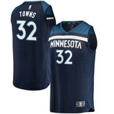 Karl-Anthony Towns Minnesota Timberwolves Fast Break Replica Jersey Navy - Icon Edition discount