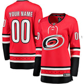 Carolina Hurricanes Fanatics Women's Alternate Breakaway Custom Jersey - Red Jerseys