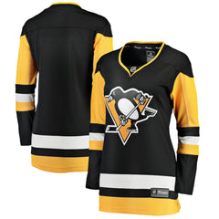 Pittsburgh Penguins Fanatics Women's Home Breakaway Jersey - Black Jerseys