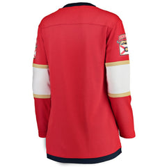 Florida Panthers Fanatics Women's Home Breakaway Jersey - Red Jerseys