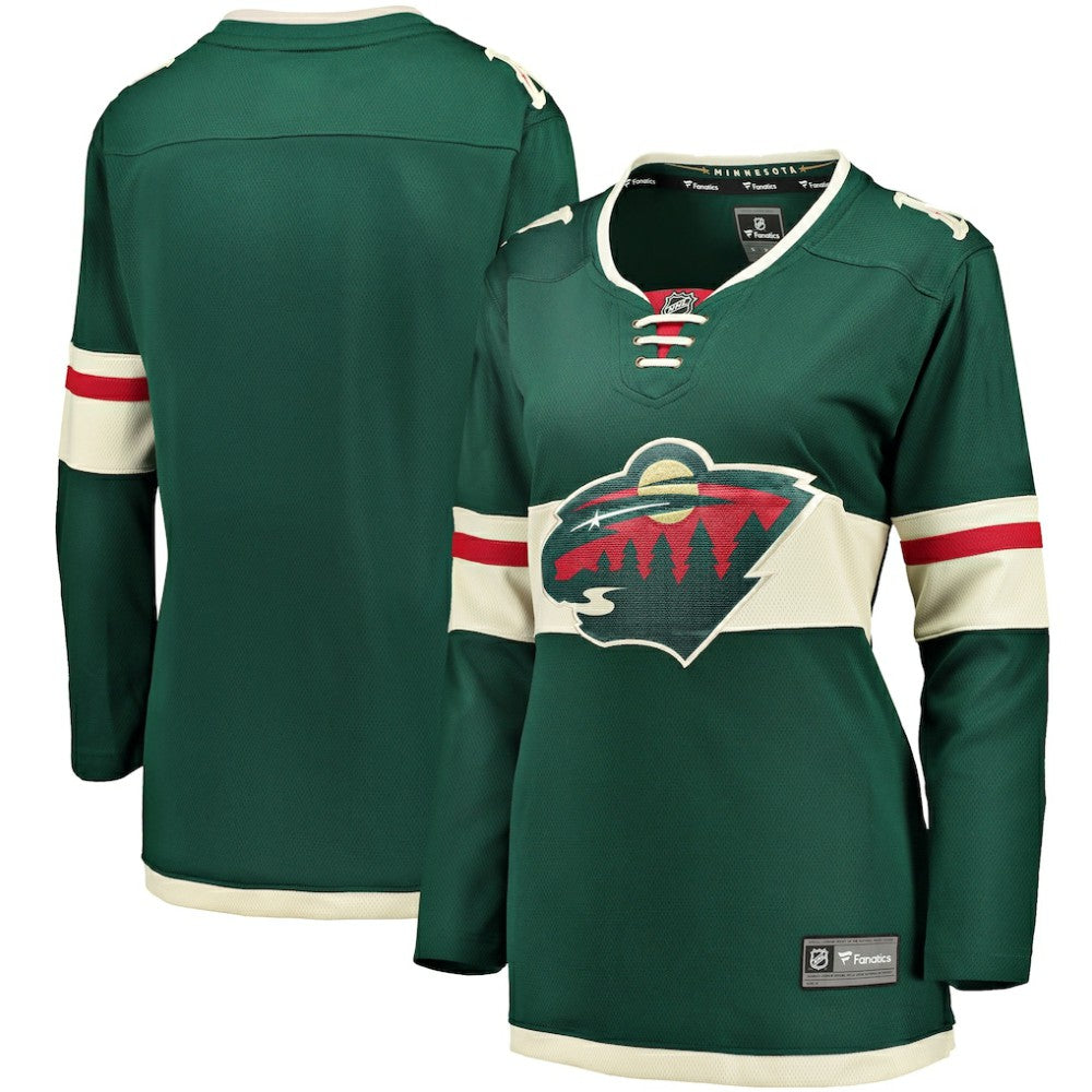 Minnesota Wild Fanatics Women's Home Breakaway Jersey - Green Jerseys
