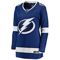 Tampa Bay Lightning Fanatics Women's Home Breakaway Jersey - Blue Jerseys