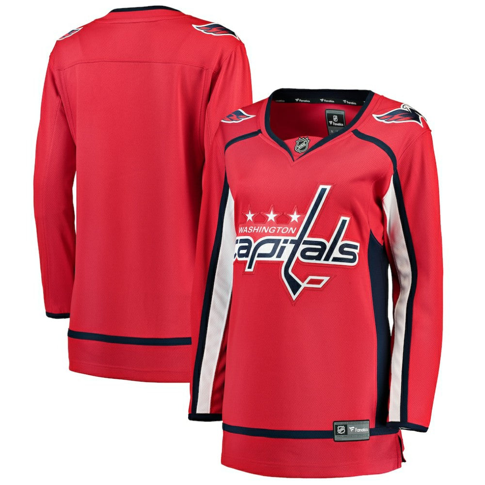 Washington Capitals Fanatics Women's Home Breakaway Jersey - Red Jerseys