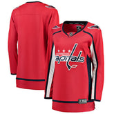 Washington Capitals Fanatics Women's Home Breakaway Jersey - Red Jerseys