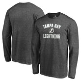 Tampa Bay Lightning Victory Arch Long Sleeve T-Shirt - Heathered Gray T-shirts