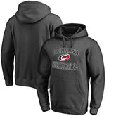 Carolina Hurricanes Victory Arch Team Fitted Pullover Hoodie - Heather Charcoal Hoodies