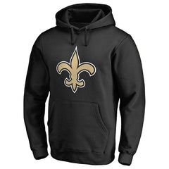 New Orleans Saints Primary Logo Pullover Hoodie - Black cheap