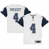 Dak Prescott Dallas Cowboys Youth Color Rush Game Jersey - White cheap