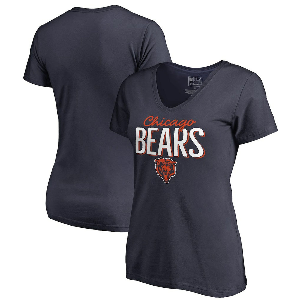Chicago Bears Women's Nostalgia T-Shirt - Navy for sale