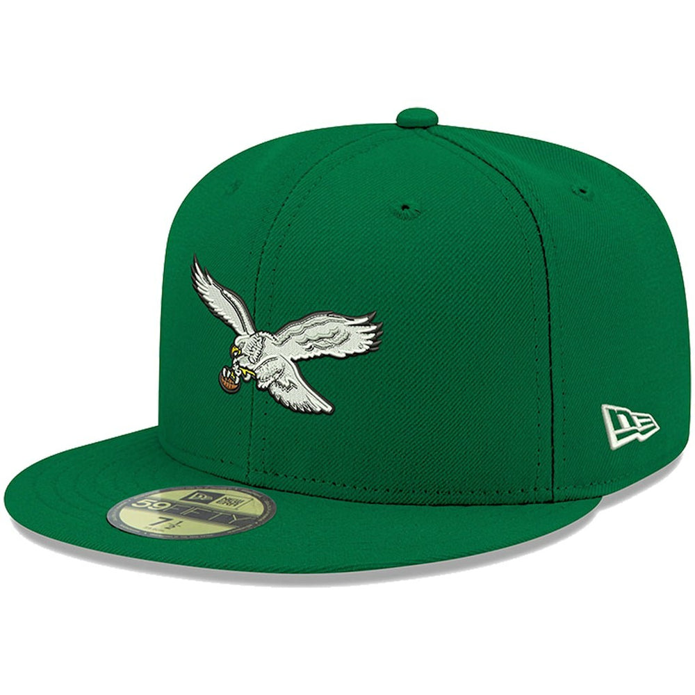 Philadelphia Eagles New Era Omaha Throwback 59FIFTY Fitted Hat - Kelly Green outlet