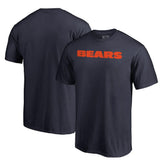 Chicago Bears Wordmark T-Shirt - Navy outlet