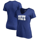 Indianapolis Colts Women's Wordmark V-Neck T-Shirt - Royal online