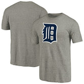 Detroit Tigers Cooperstown Collection Forbes Tri-Blend T-Shirt Ash