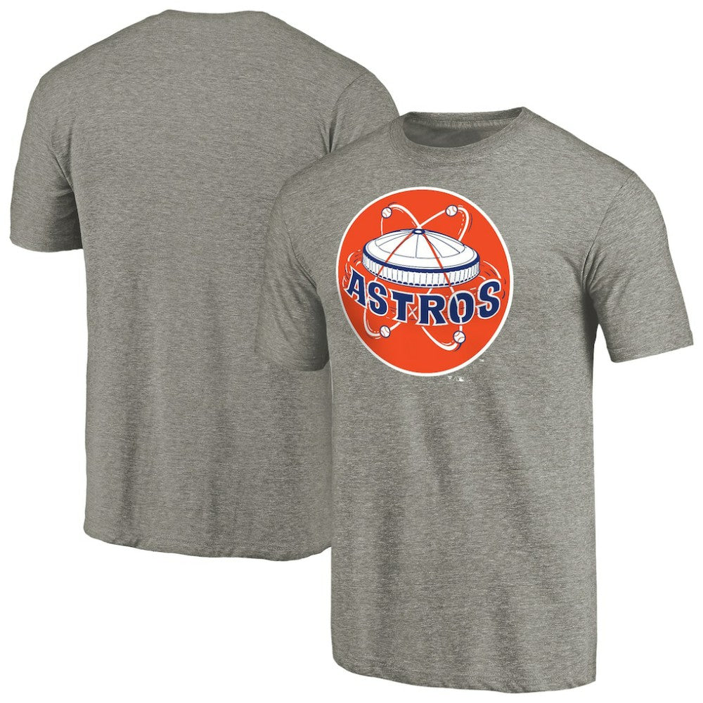 Houston Astros Cooperstown Collection Forbes Tri-Blend T-Shirt Ash