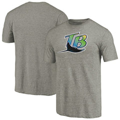 Tampa Bay Rays Cooperstown Collection Forbes Tri-Blend T-Shirt Ash