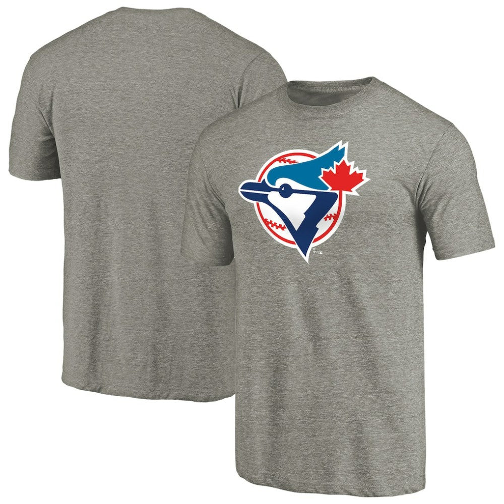 Toronto Blue Jays Cooperstown Collection Forbes Tri-Blend T-Shirt Ash