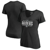 Las Vegas Raiders Women's Arriba V-Neck T-Shirt - Black discount