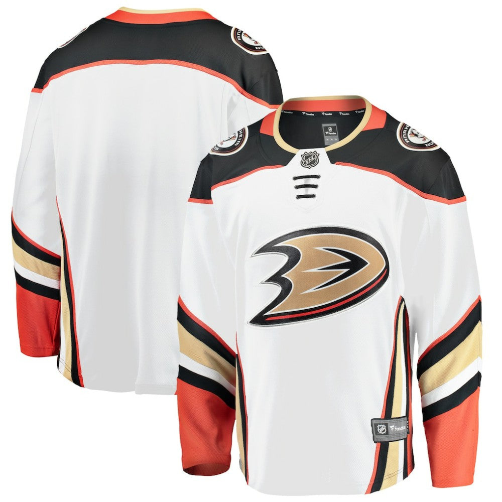 Anaheim Ducks Fanatics Breakaway Away Jersey - White Jerseys
