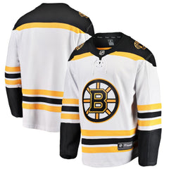 Boston Bruins Fanatics Breakaway Away Jersey - White Jerseys