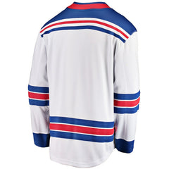 New York Rangers Fanatics Breakaway Away Jersey - White Jerseys