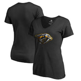 Nashville Predators Women's Midnight Mascot V-Neck T-Shirt - Black T-shirts