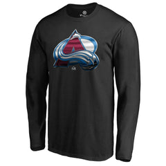 Colorado Avalanche Midnight Mascot Long Sleeve T-Shirt - Black T-shirts