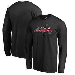 Washington Capitals Midnight Mascot Long Sleeve T-Shirt - Black T-shirts