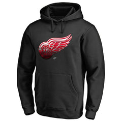 Detroit Red Wings Midnight Mascot Pullover Hoodie - Black Hoodies