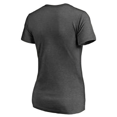 Miami Dolphins Women's Victory Script V-Neck T-Shirt - Heathered Gray discount