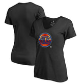 New York Knicks Women's Midnight Mascot V-Neck T-Shirt - Black sale