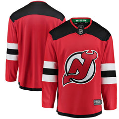 New Jersey Devils Fanatics Youth Breakaway Home Jersey - Red Jerseys