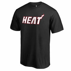 Miami Heat Primary Wordmark T-Shirt - Black sale