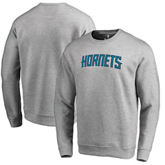 Charlotte Hornets Wordmark Pullover Sweatshirt - Heathered Gray discount