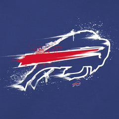 Buffalo Bills Splatter Logo Pullover Hoodie - Royal outlet