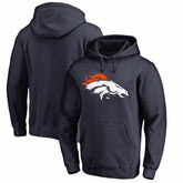 Denver Broncos Splatter Logo Pullover Hoodie - Navy for sale