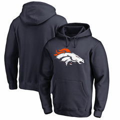 Denver Broncos Splatter Logo Pullover Hoodie - Navy for sale
