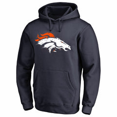 Denver Broncos Splatter Logo Pullover Hoodie - Navy for sale