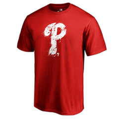 Philadelphia Phillies Splatter Logo T-Shirt Red