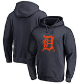 Detroit Tigers Splatter Logo Pullover Hoodie Navy