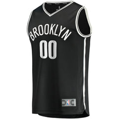 Brooklyn Nets Fast Break Custom Replica Jersey Black - Icon Edition cheap