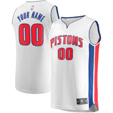 Detroit Pistons Fast Break Custom Replica Jersey White sale - Association Edition outlet
