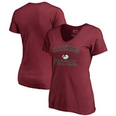 Arizona Cardinals Women's Vintage Collection Victory Arch V-Neck T-Shirt - Cardinal online