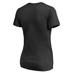 Cincinnati Bengals Women's Vintage Collection Victory Arch V-Neck T-Shirt - Black on sale