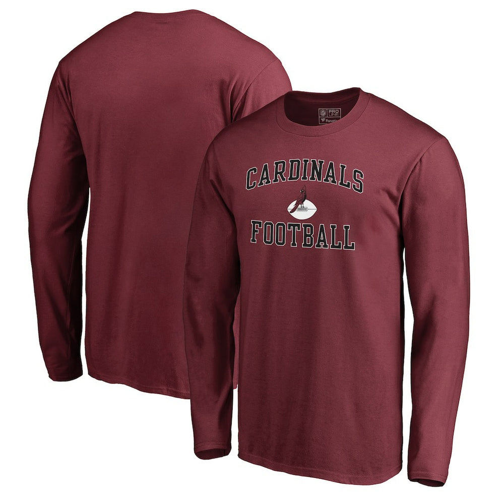 Arizona Cardinals Vintage Collection Victory Arch Long Sleeve T-Shirt - Cardinal for sale