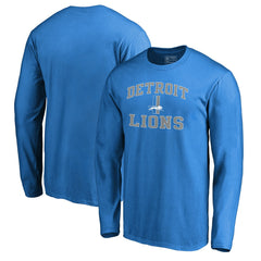 Detroit Lions Vintage Collection Victory Arch Long Sleeve T-Shirt - Blue discount